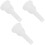 3Pièces Embouchures Trombone ABS Blanche Compacte Pour Musiciens Ténor 5