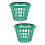 2Pièces Paniers Range Golf Nylon Vert Grande Capacité 10