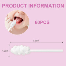 Professional Oral Hygiene Swabsticks, Focus On Oral Care For Infants And Toddlers, Trusted Materials With Professional Design, Individually