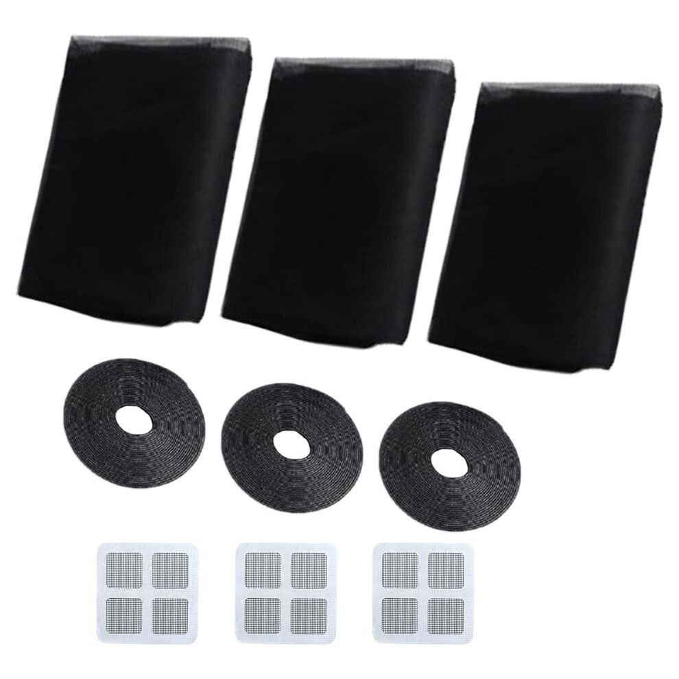 Diy Customizable Window Screen Kit, Multi-Use & Durable Washable Fiberglass Mesh For Indoor & Outdoor Applications, Maintains Aesthetic Appeal While 9340959430543