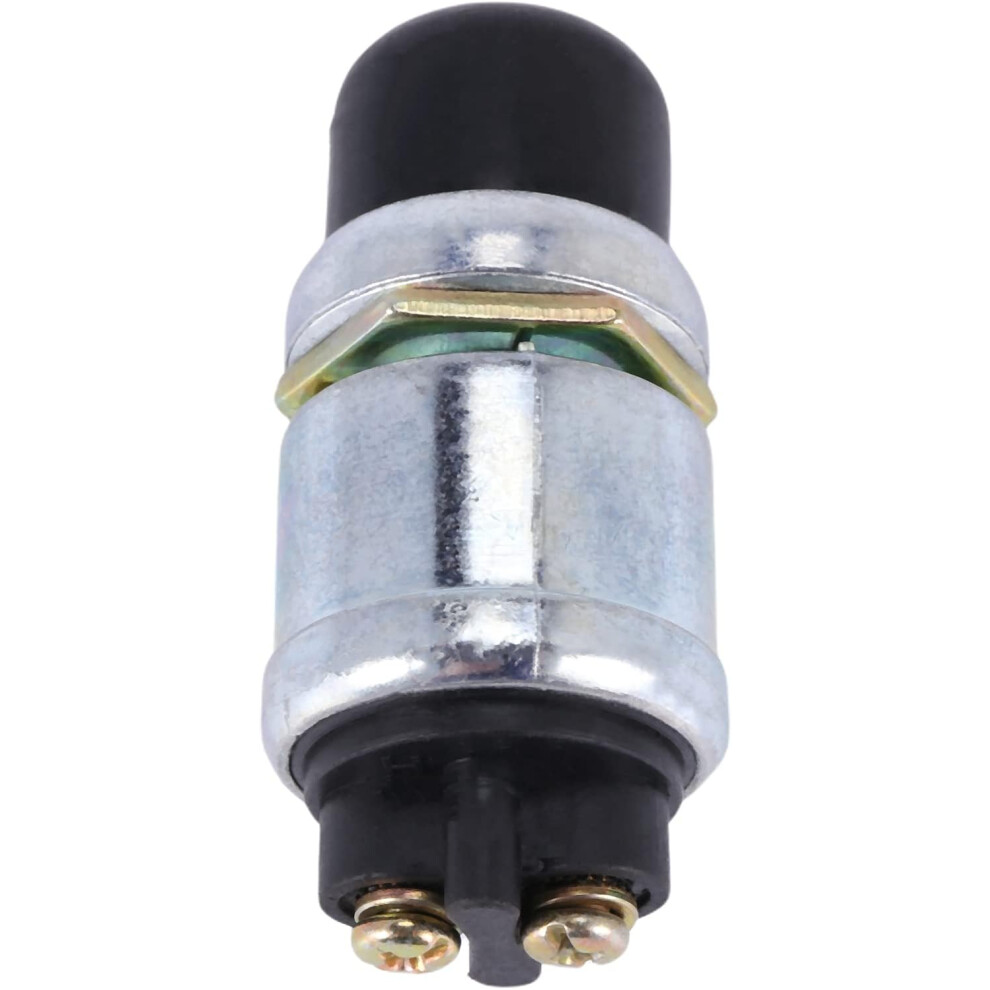 Heavy Duty Push Button Switch, Universal Fit Waterproof Engine Start Starter With Dust Cover, 12V Dc Momentary Action For Car, Boat, Truck, Rv, Atv 9169997086709