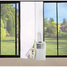 Maximaliseer de efficiëntie van uw airconditioning met deze waterdichte, draagbare raamafdichtingsset voor airconditioning. 100% afdichting voor