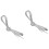 2Pares Cordones Planos Para Sneakers Y Botas Color 10