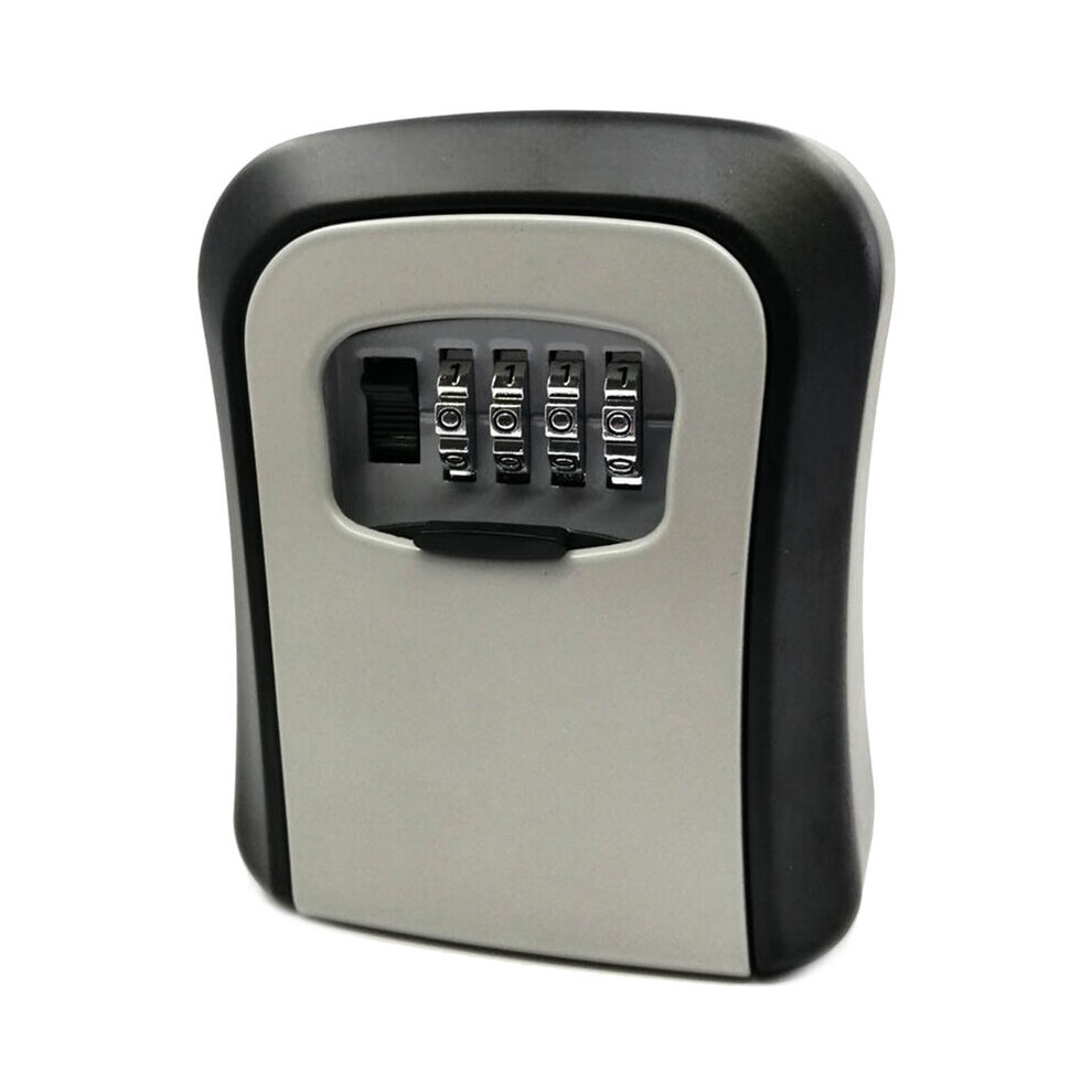 Wall-Mounted Key Lock Box, High-Strength Zinc Alloy Material With Rust Resistant Adjustable Combination Lock, Sturdy And High Security Lock Box For 9340959430611