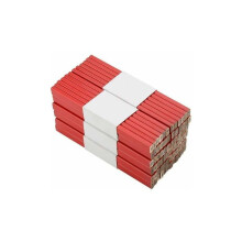 Marking Mastery, Roll-Resistant Design Carpenter Pencils, Industrial Quality Tools With Bright Red Color, High-Quality Wood Ensures Durability, Pack