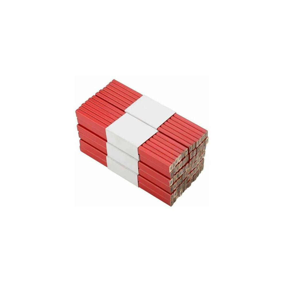 Professional Carpenter Pencils, Designed For Enhanced Grip With An Octagonal Shape, Flat Black Lead Ensures Smooth Writing On Any Surface 9128293103930