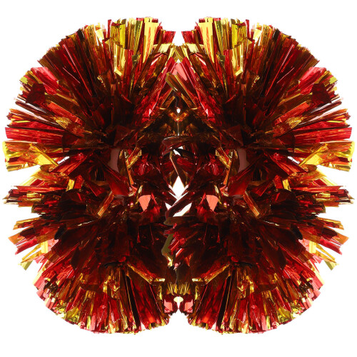 6Pcs Multi Cheerleading Pom Poms with Smooth Handle for Performances 1