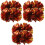 6Pcs Multi Cheerleading Pom Poms with Smooth Handle for Performances 5