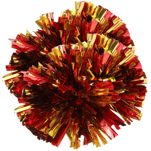 6Pcs Multi Cheerleading Pom Poms with Smooth Handle for Performances 2