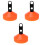 78 Pcs Football Training Cone Marker Tray Set With Rack 3