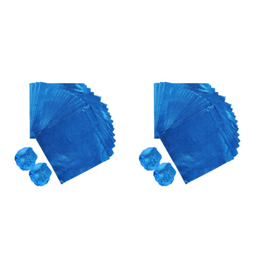 200Ud Aluminio Azul Para Envolver Chocolates, Y 2