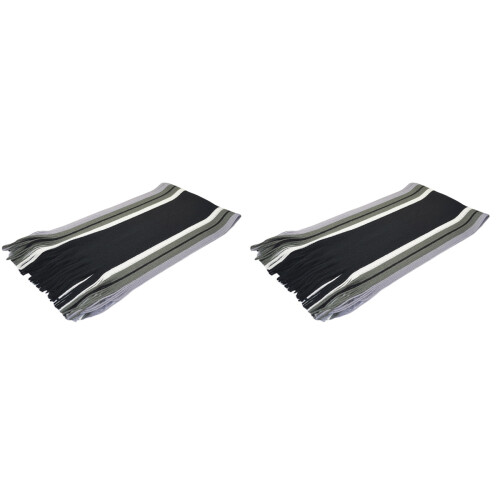 2Ud Fulares Para En Negro Con Estilo , Cálidos Y Cómodos 1