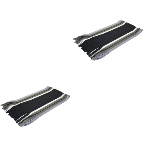 2Ud Fulares Para En Negro Con Estilo , Cálidos Y Cómodos 2