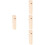 4Pcs Solid Wood Train Whistle Kids Noisemaker Instrument Toy 8