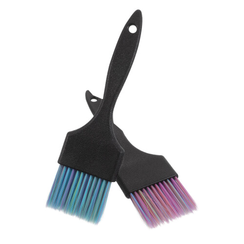 2 Unidades Pincel Para Teñir , Mango Corto