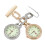 1Ud Colgante Vintage Plateado Resistente Con Noctilucente 3