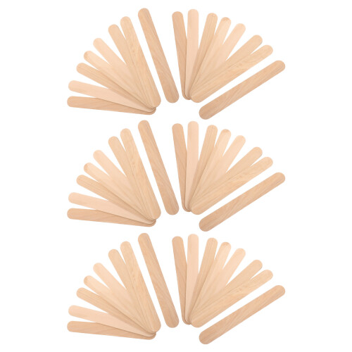 50Pièces Bâtons En Bois Multicolores Pour DIY