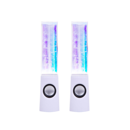Paire D'Enceintes Filaires Avec LED Pour PC Smartphone