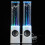 Paire D'Enceintes Filaires Avec LED Pour PC Smartphone 4