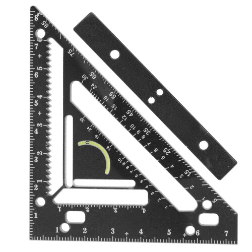 1Ensemble Équerre Multifonction Noire Pour Travail Du Bois 1