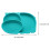 1Ensemble Assiette Silicone Bébé Compartiments Ensemble Repas 3