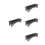 4Pcs Plastic Clipper Organizer Box for Barber Comb Storage and Display 9
