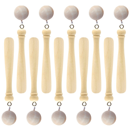 1Ensemble Accessoires Bois Batte Baseball Mini Pour Porte-