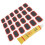 1Ensemble Kit Patchs Caoutchouc Noir Montage Rapide Colle 7