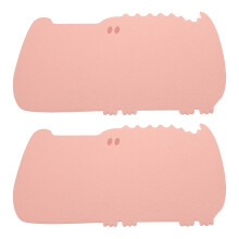 2Pcs Comfortable Pink Tpe Yoga Kneeling Pads Non Slip Protective Mat