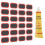 1Ensemble Kit Patchs Caoutchouc Noir Montage Rapide Colle 8