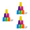 3Ensembles Jeu De Gobelets Empilables Multicolores En PP Pour Enfants 8