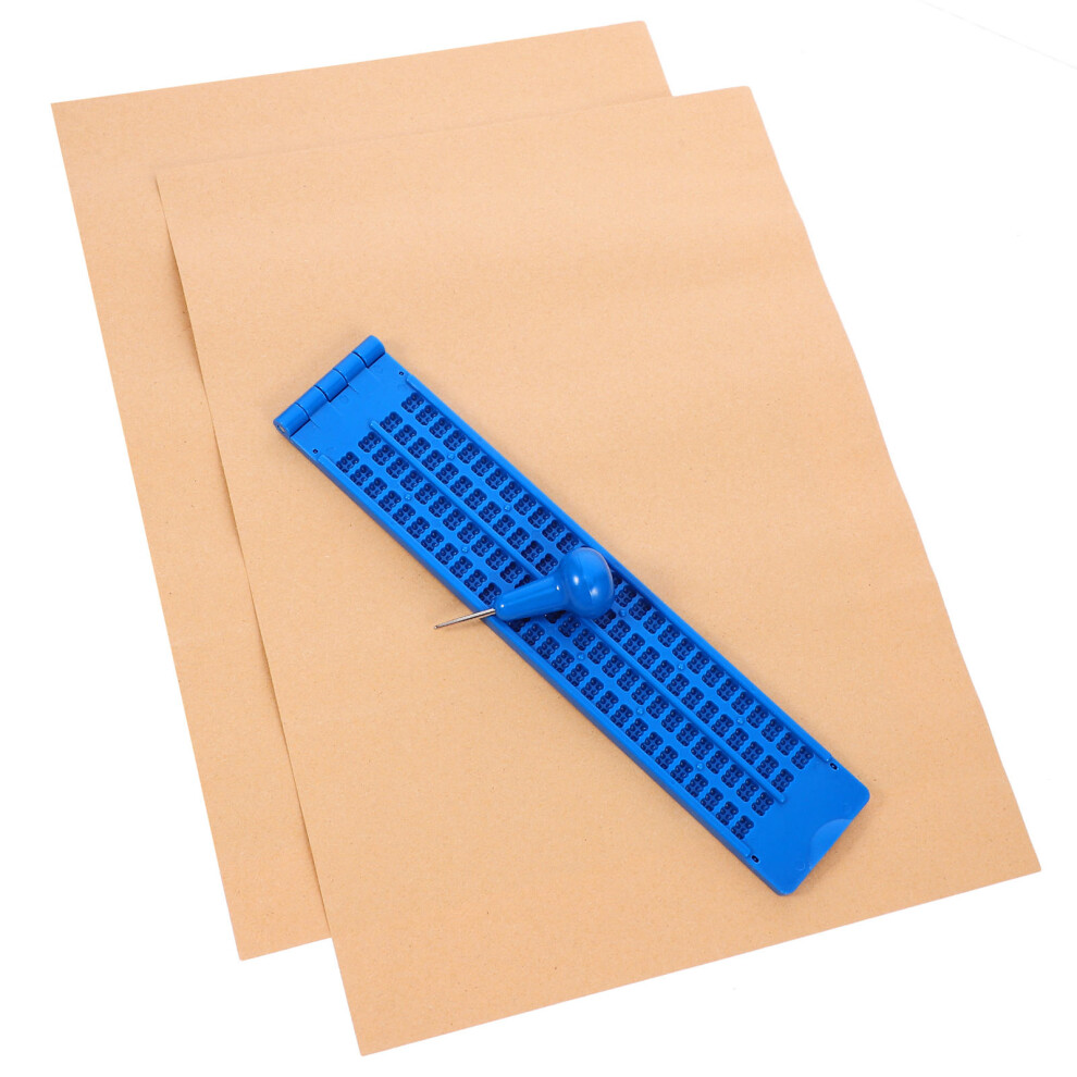 Photos - Other Office Equipment 3Sets Durable Plastic Braille Writing for Blind Study Use