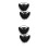 4Pièces Costume Barbe Pour Halloween 9