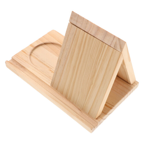Support De Livre En Bois Avec Porte-Boissons