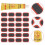 1Ensemble Kit Patchs Caoutchouc Noir Montage Rapide Colle 5