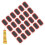 1Ensemble Kit Patchs Caoutchouc Noir Montage Rapide Colle 9