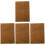 4Pcs Coffee Colored Paper Planner Notebook for Daily Writing Use 4