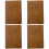 4Pcs Coffee Colored Paper Planner Notebook for Daily Writing Use 7