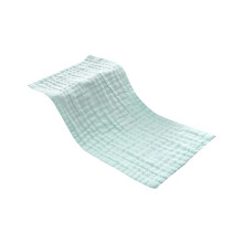 2Pcs Soft Cotton Baby Washcloths Sky-Blue Face Towels for Newborns