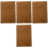 4Pcs Coffee Colored Paper Planner Notebook for Daily Writing Use 5