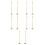 10 Pcs Stainless Steel Long Handle Soup Spoon Ladle Teaspoon 5
