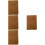 4Pcs Coffee Colored Paper Planner Notebook for Daily Writing Use 9