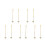 10 Pcs Stainless Steel Long Handle Soup Spoon Ladle Teaspoon 4
