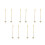 10 Pcs Stainless Steel Long Handle Soup Spoon Ladle Teaspoon 7