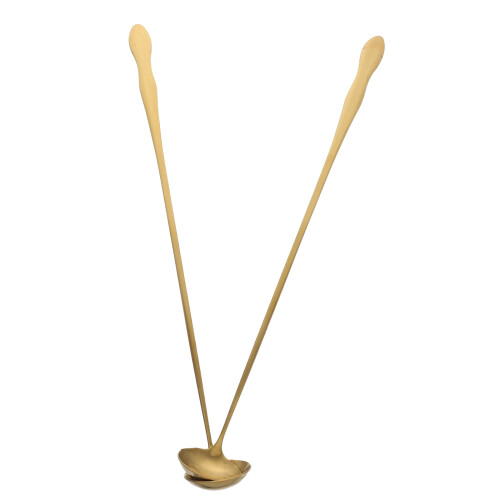 10 Pcs Stainless Steel Long Handle Soup Spoon Ladle Teaspoon 1