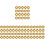 80Pcs Lightweight Golden Plastic Binder Rings for Planner Book Binding 2