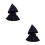 2Pièces Vêtement Cape Mini DIY Bleu Pour Jouet 10