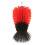 4Pièces Brosses Pour Perceuse Rouges En PP Nettoyage Maison Auto 1