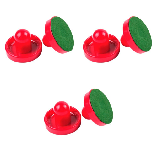 6 Pcs Hockey Handle Air Red Replacement Parts 2pcs 2