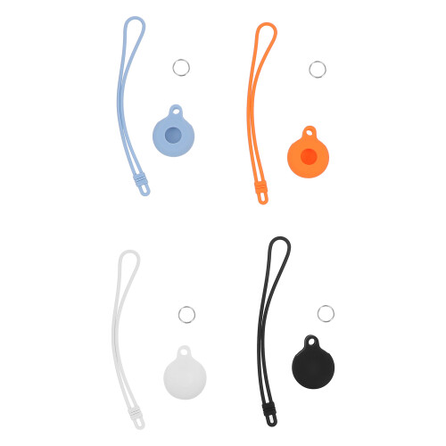 4Pièces Étui Tpu Coloré Protecteur Avec Boucle Pour